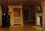 Famous Visit Paintings - A Visit To The Haunted Chamber